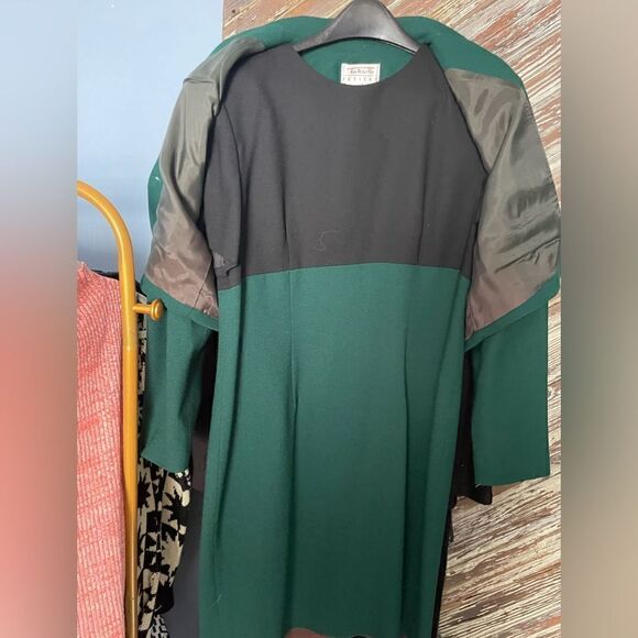 Talbots Petites vintage wool colorblock suit set - Picture 4 of 5